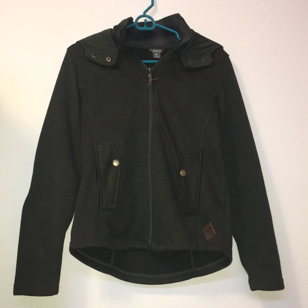 Forest Green Hooded Coat